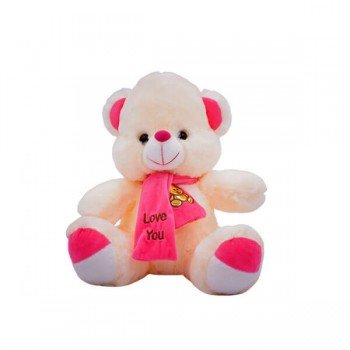 Oso Bufanda Rosada 36cm